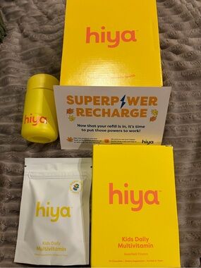 hiya Kids Daily Multivitamin - Yellow Packaging